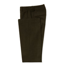 Load image into Gallery viewer, Alexa Pants in Brown Pin Stripe