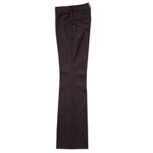 Load image into Gallery viewer, Alexa Pants in Brown Pin Stripe