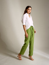 Load image into Gallery viewer, Brooke Silk Pants -In Olive
