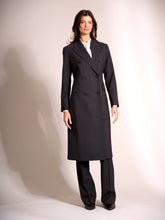 Load image into Gallery viewer, Gilmore Long Blazer in Grey Pin Stripe
