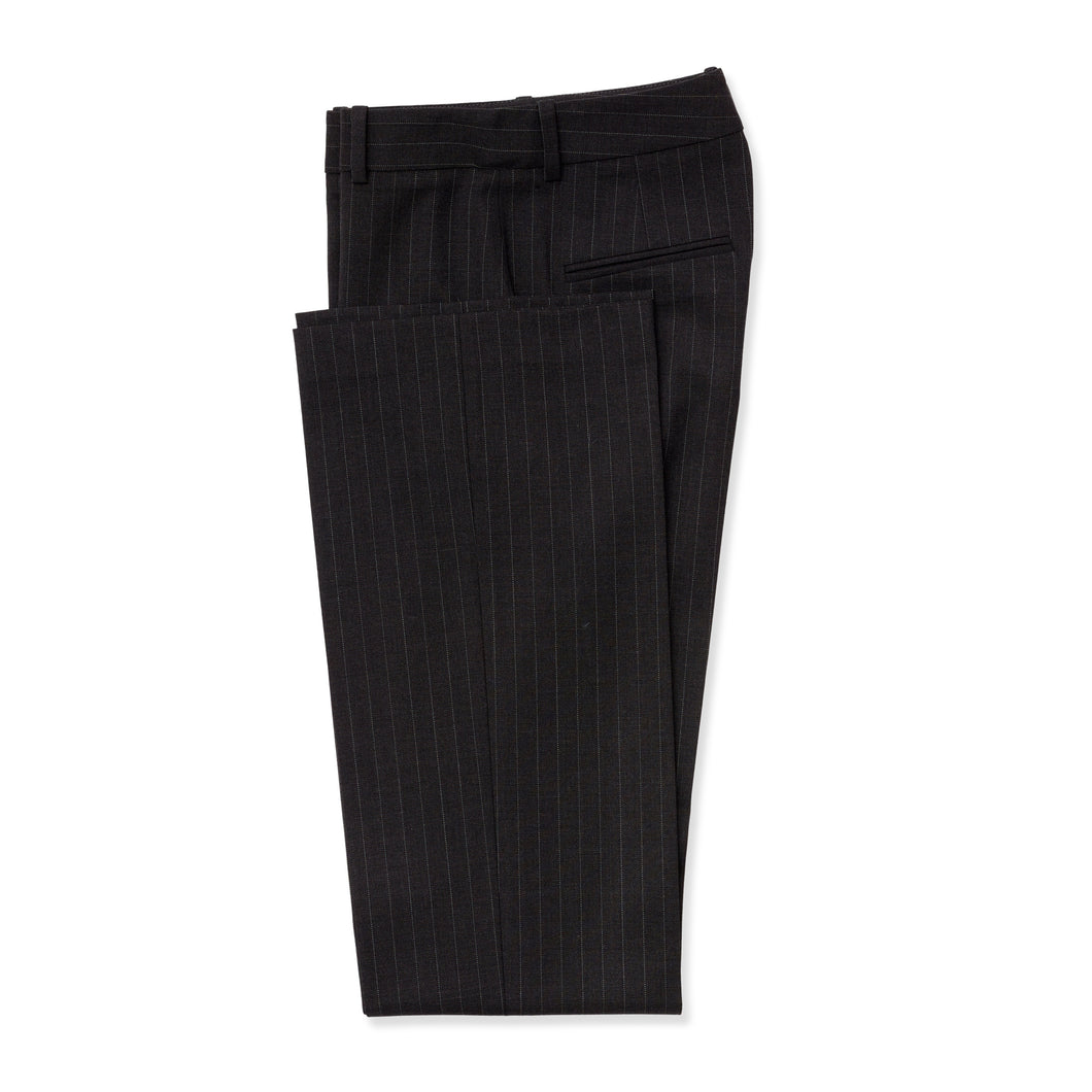 Alexa  Pants in Dark Grey Pin Stripe