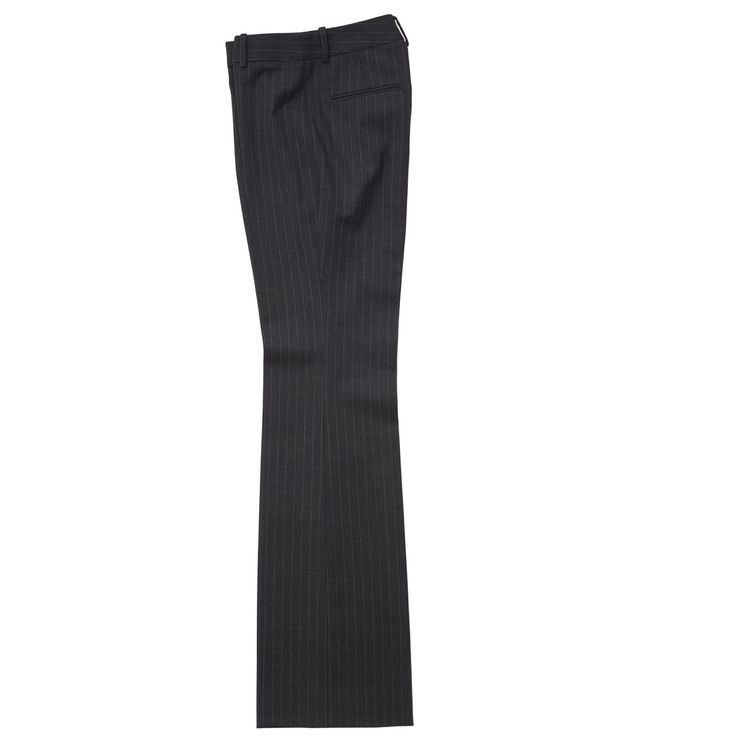 Alexa  Pants in Dark light Grey Pin Stripe