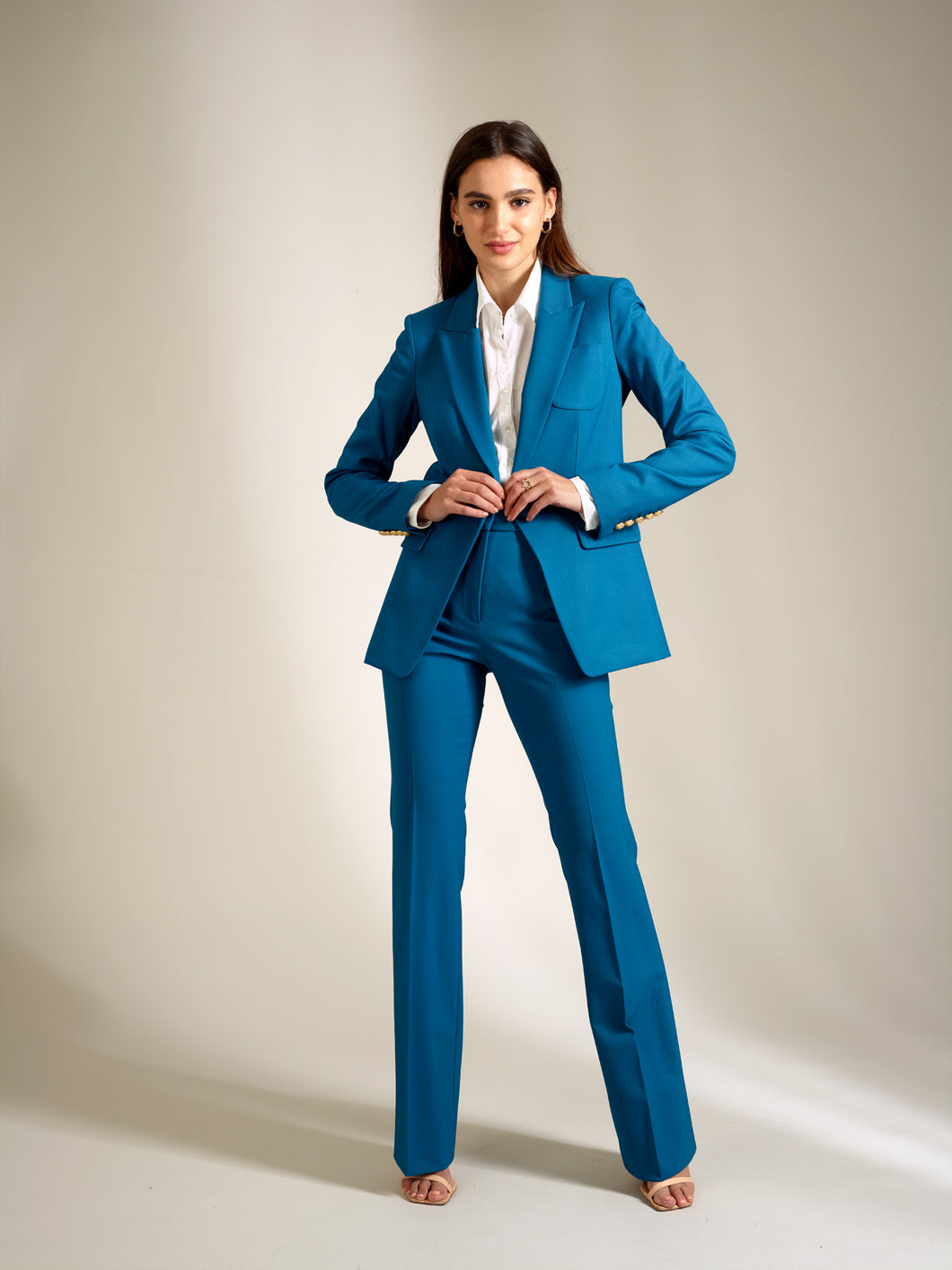 Gilmore Iconic Blazer in Teal