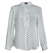 Load image into Gallery viewer, Lucky Prints - Gayle Ruffle Shirt -Silk
