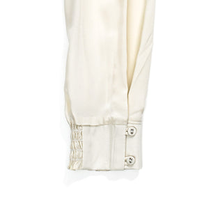 Bone - Gayle Ruffle Shirt in silk